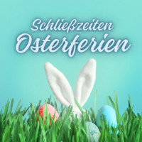 Schließzeiten im frühling