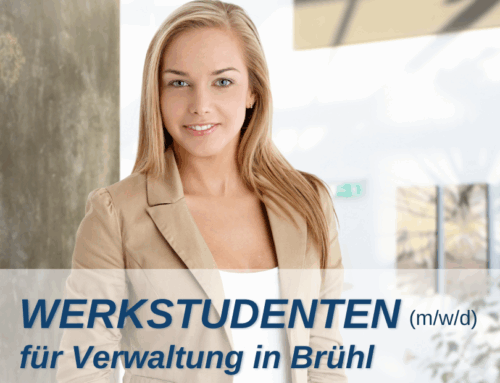 Werkstudenten (m/w/d) für unsere Verwaltung in Brühl